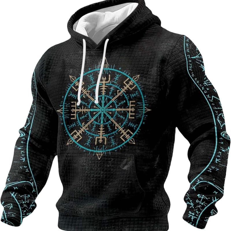 Pull Viking Loup Fenrir Capuche ALPTEC Nordique